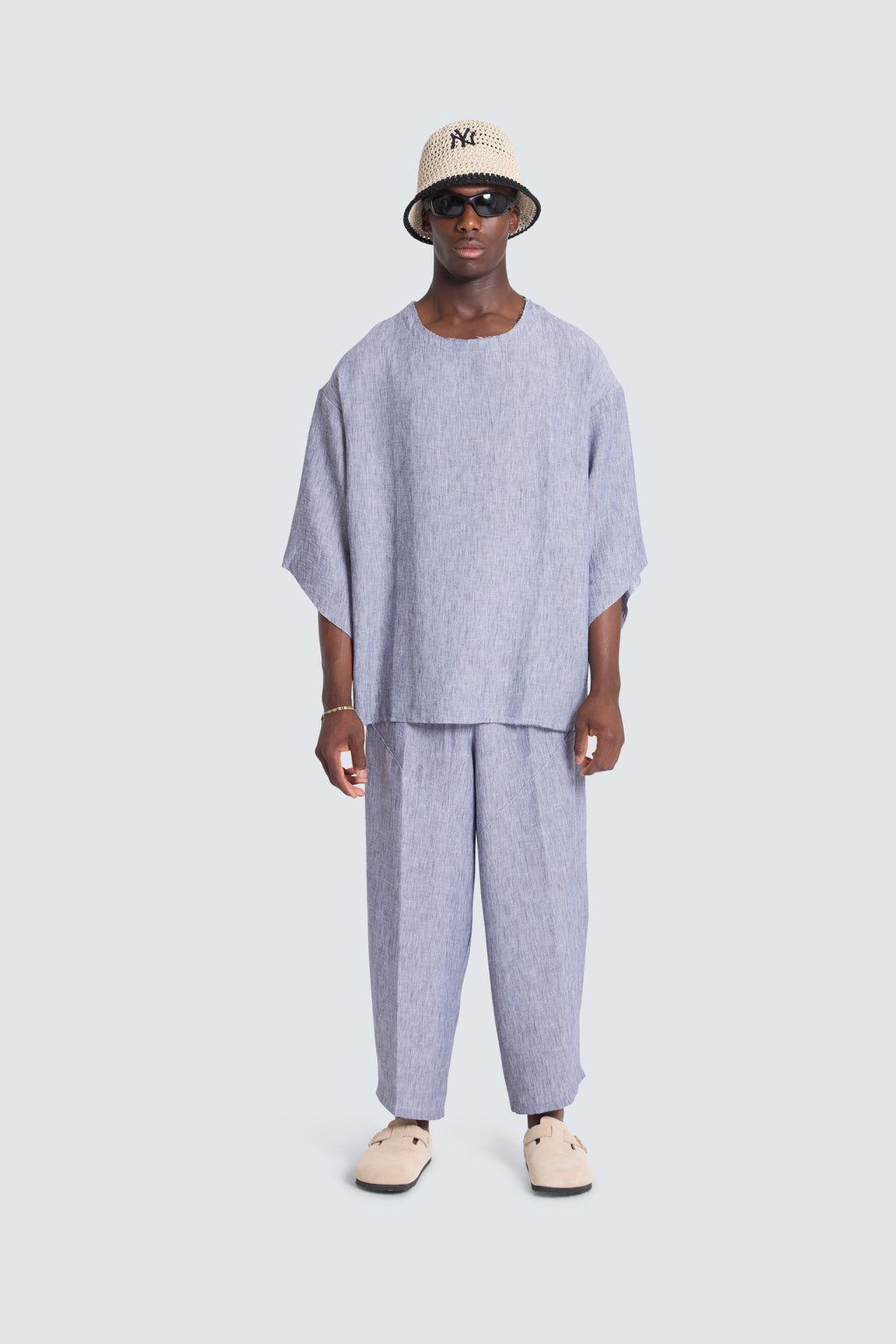 Brisa Linen coordset blu