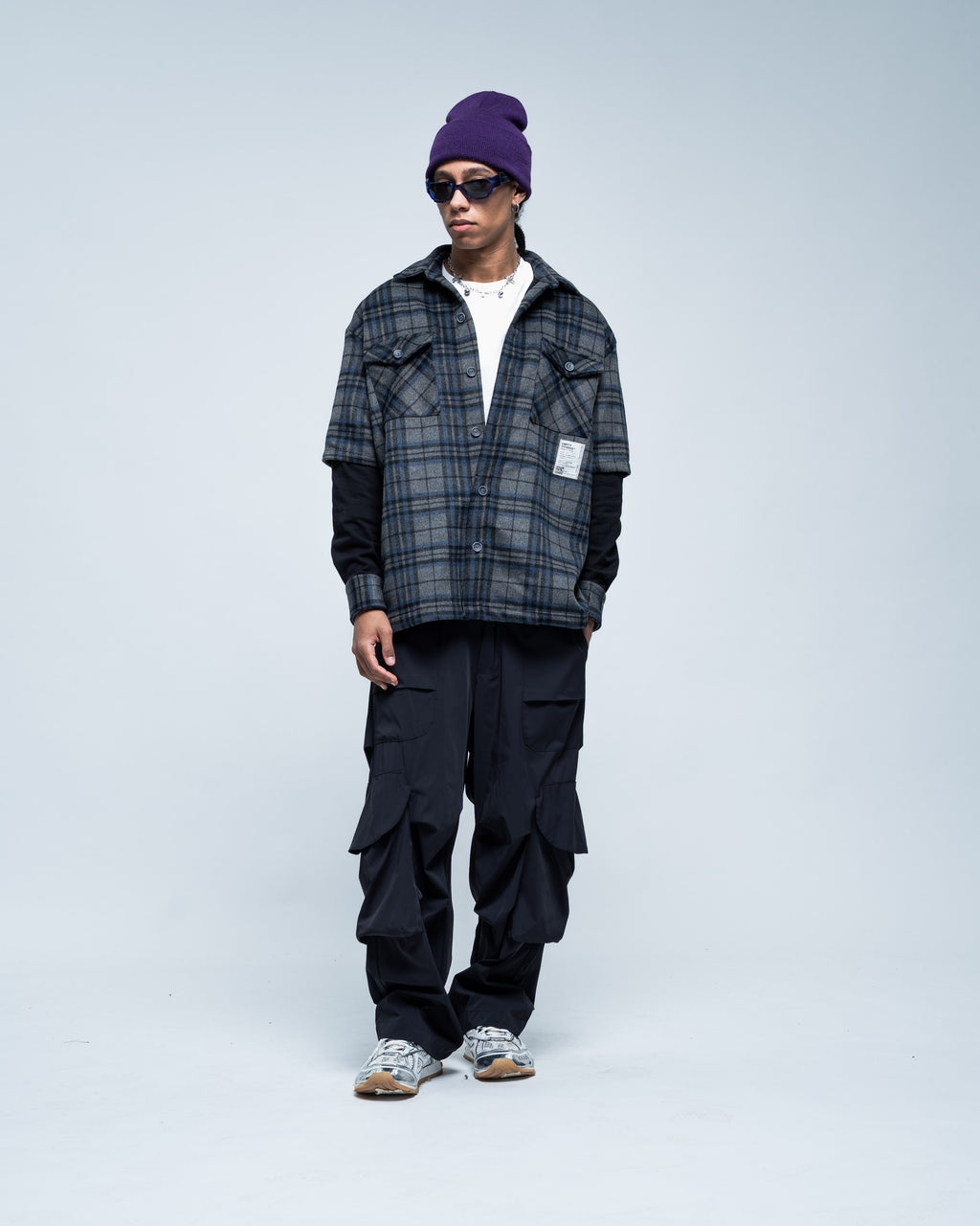 Utility Wide Cargo Nylon Black