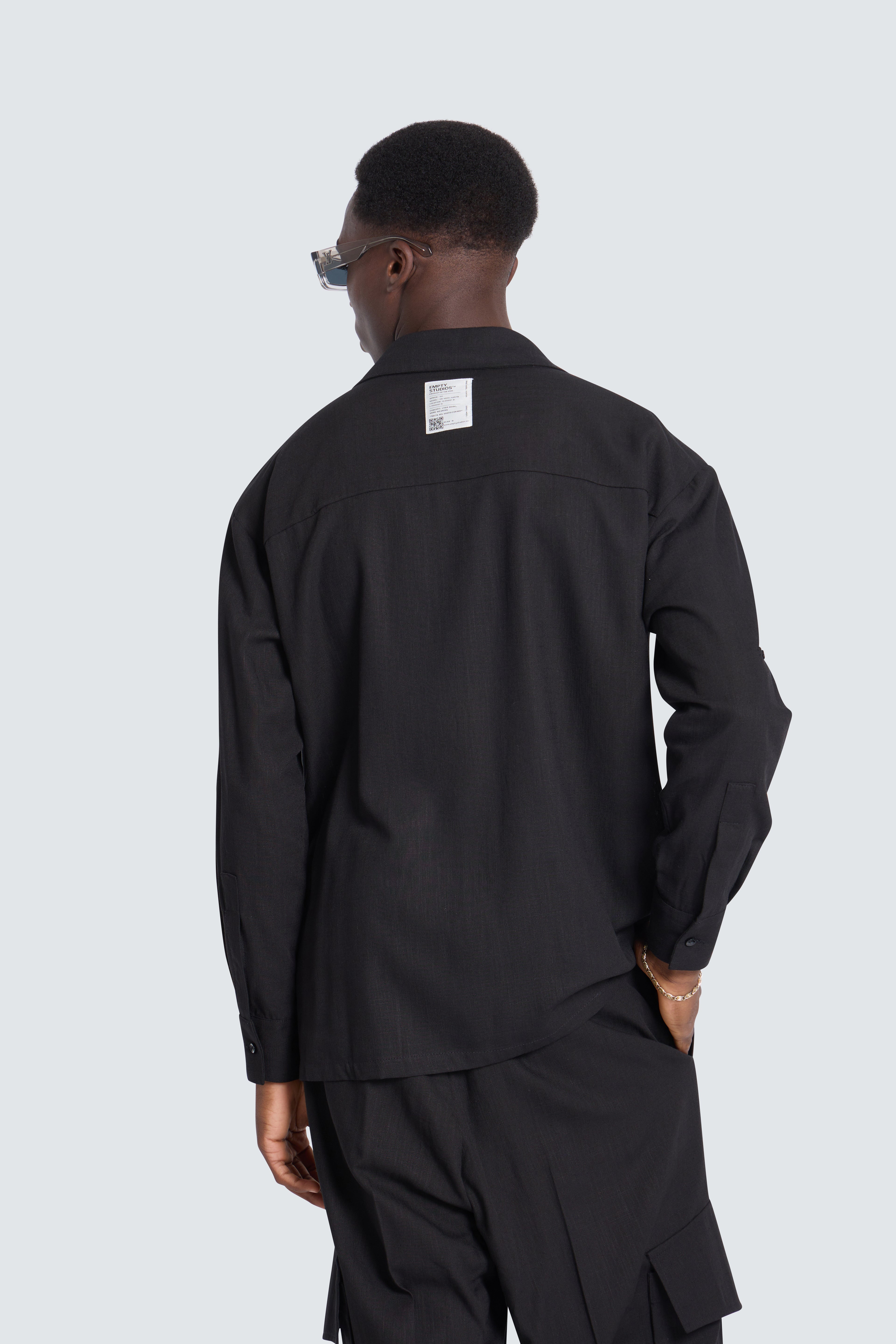 Coordinato Dirham Linen Nero