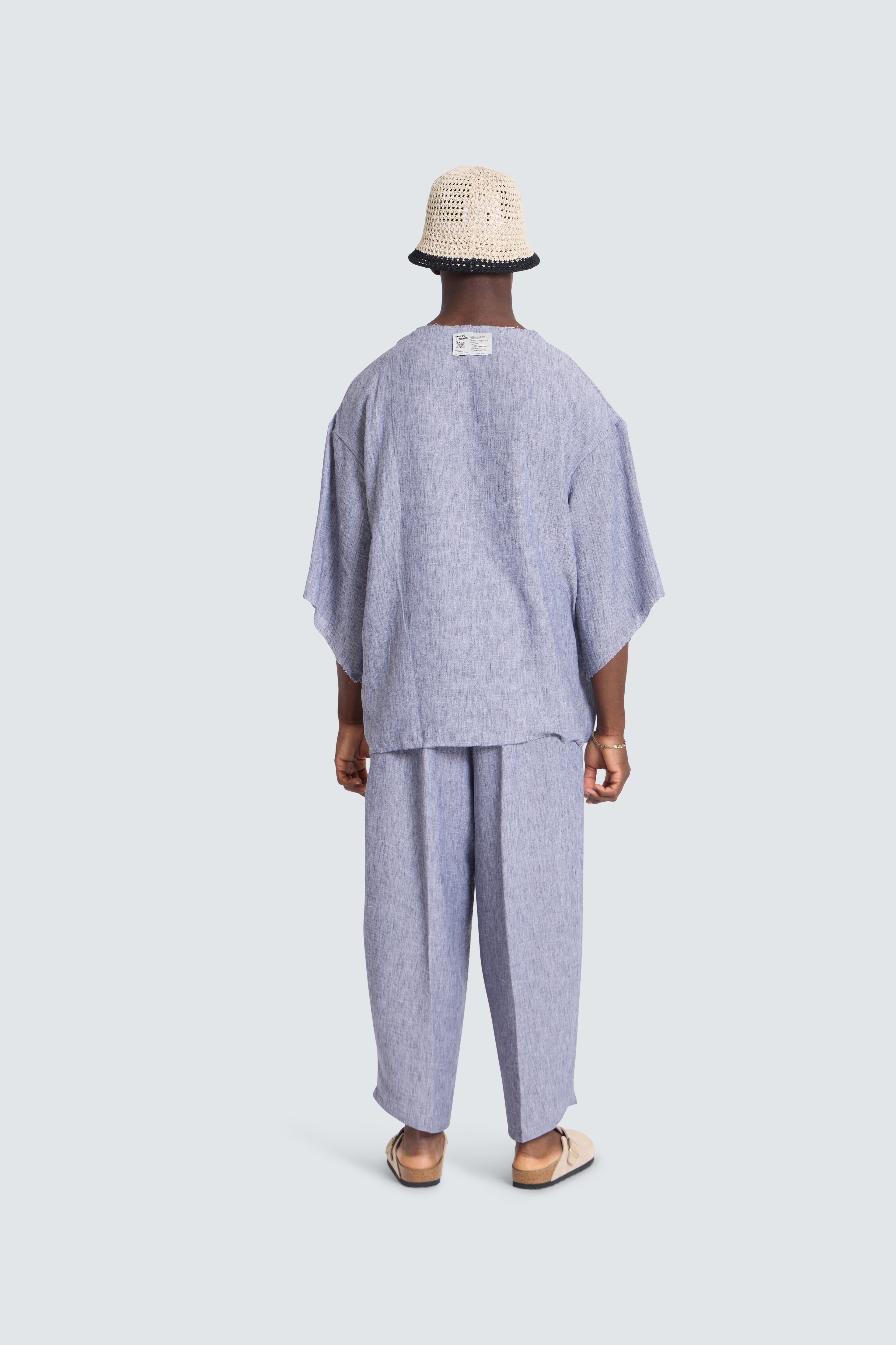 Brisa Linen coordset blu