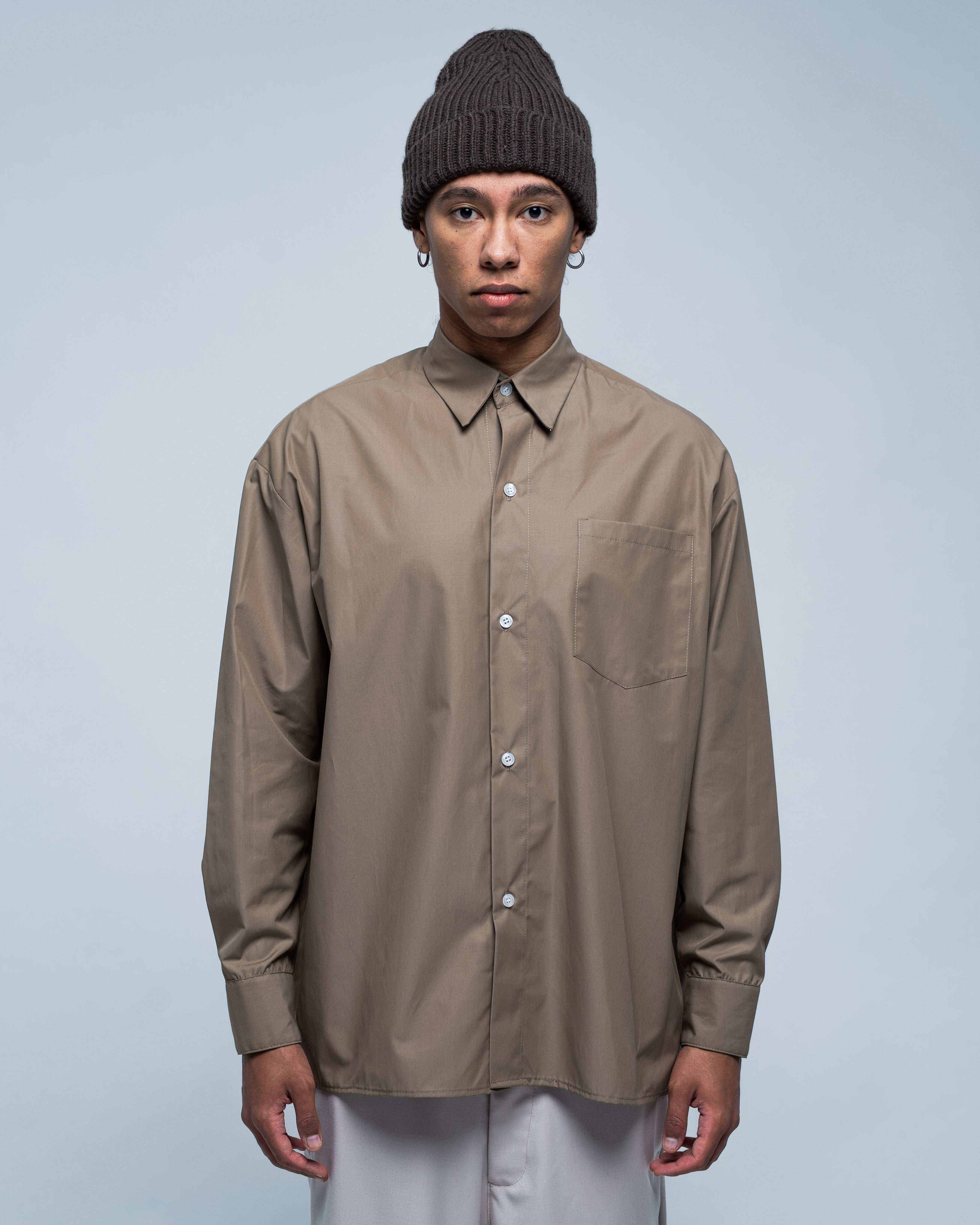 Essential Overshirt Beige