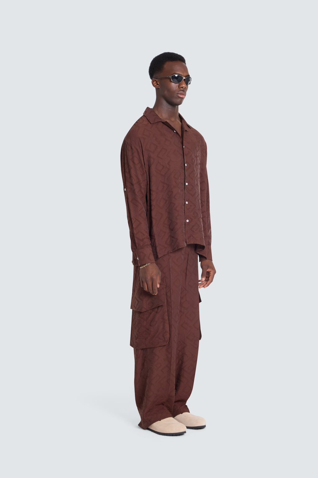 Coordinato Jaquard Moka