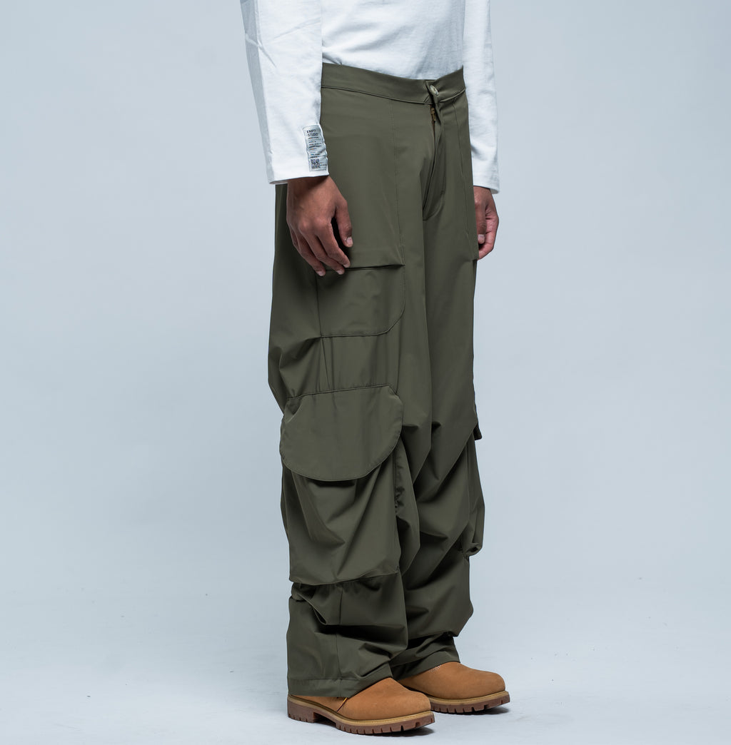 Utility Wide Cargo Nylon Green