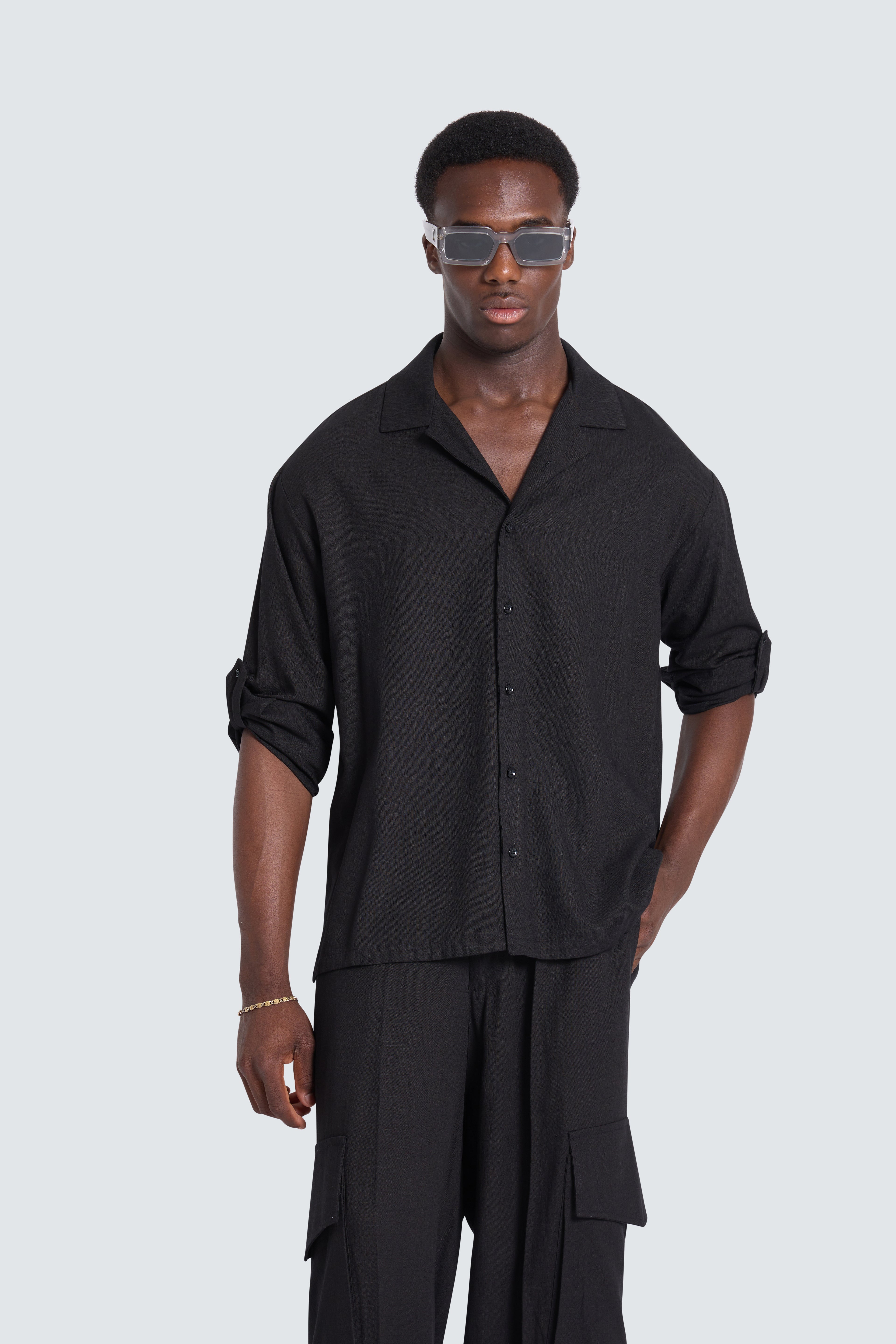 Coordinato Dirham Linen Nero