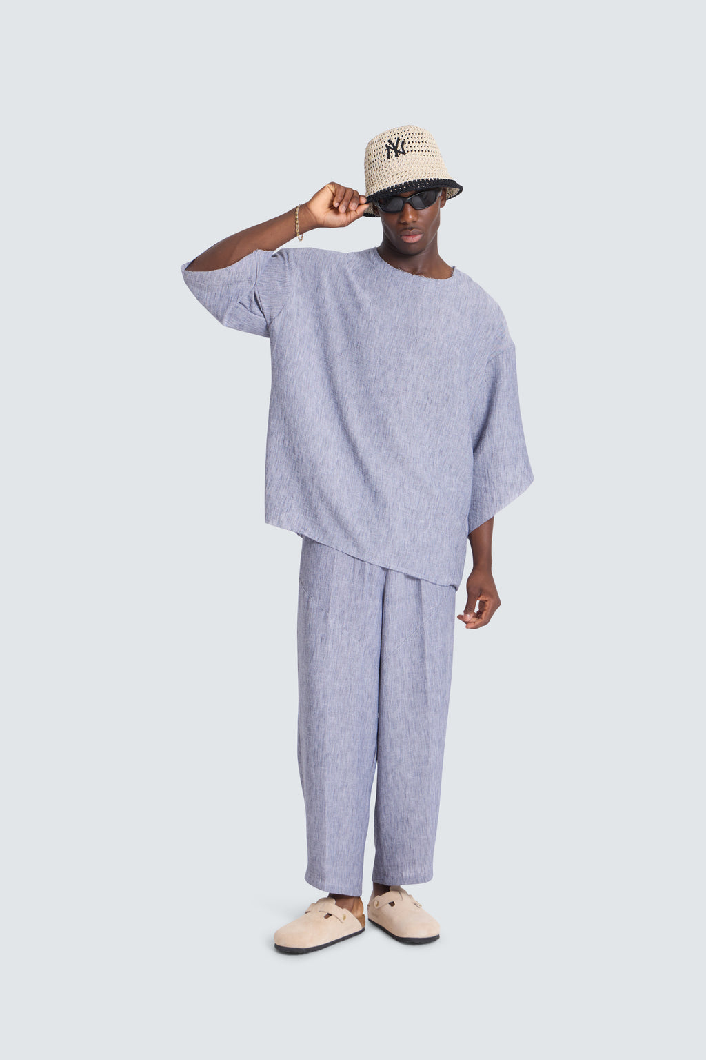 Brisa Linen coordset blu