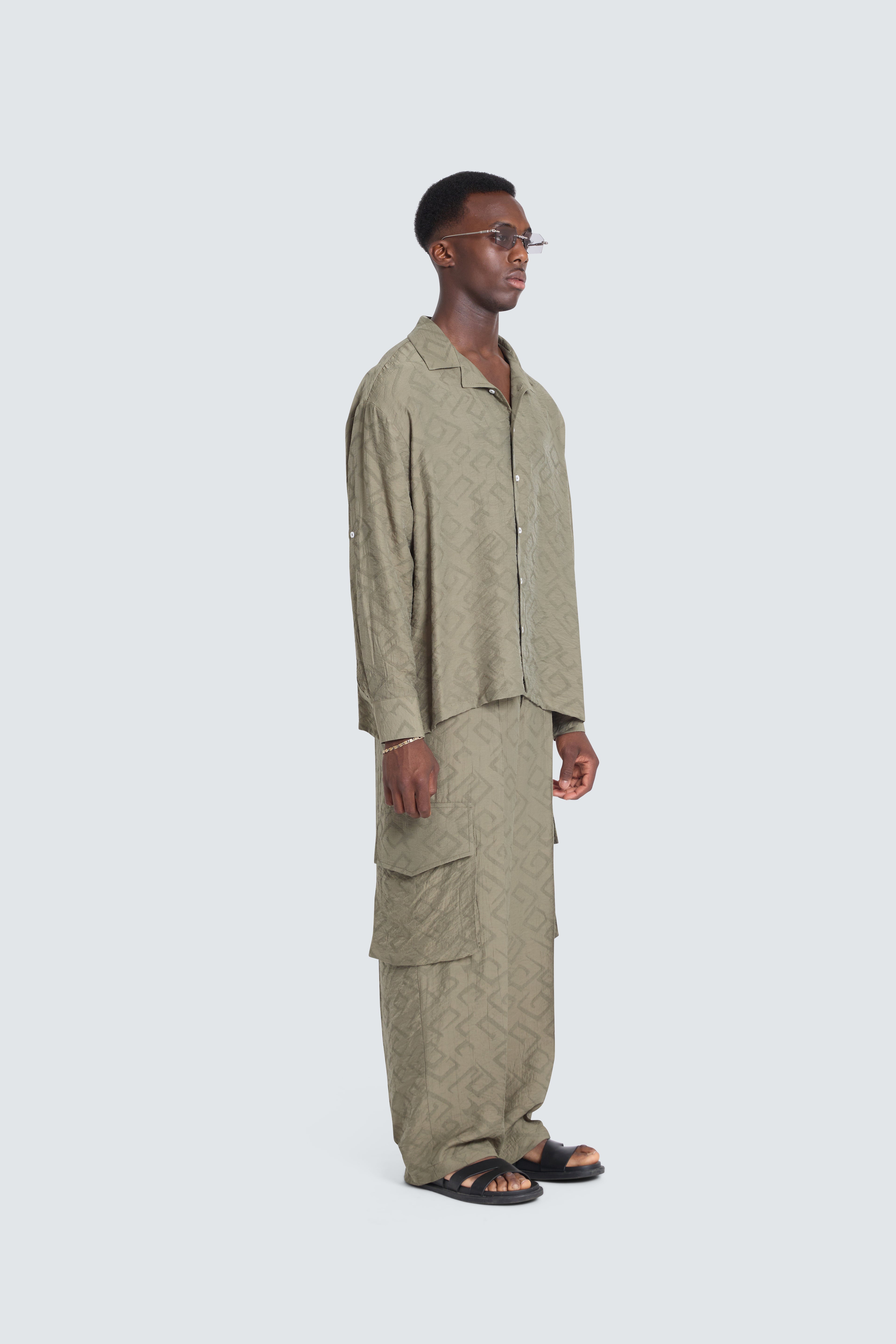 Coordinato Jaquard Green
