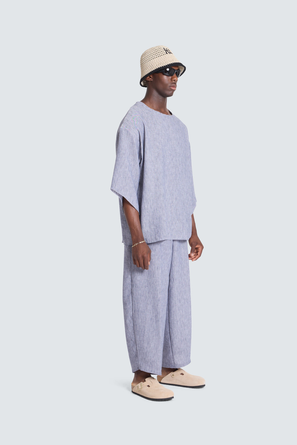 Brisa Linen coordset blu