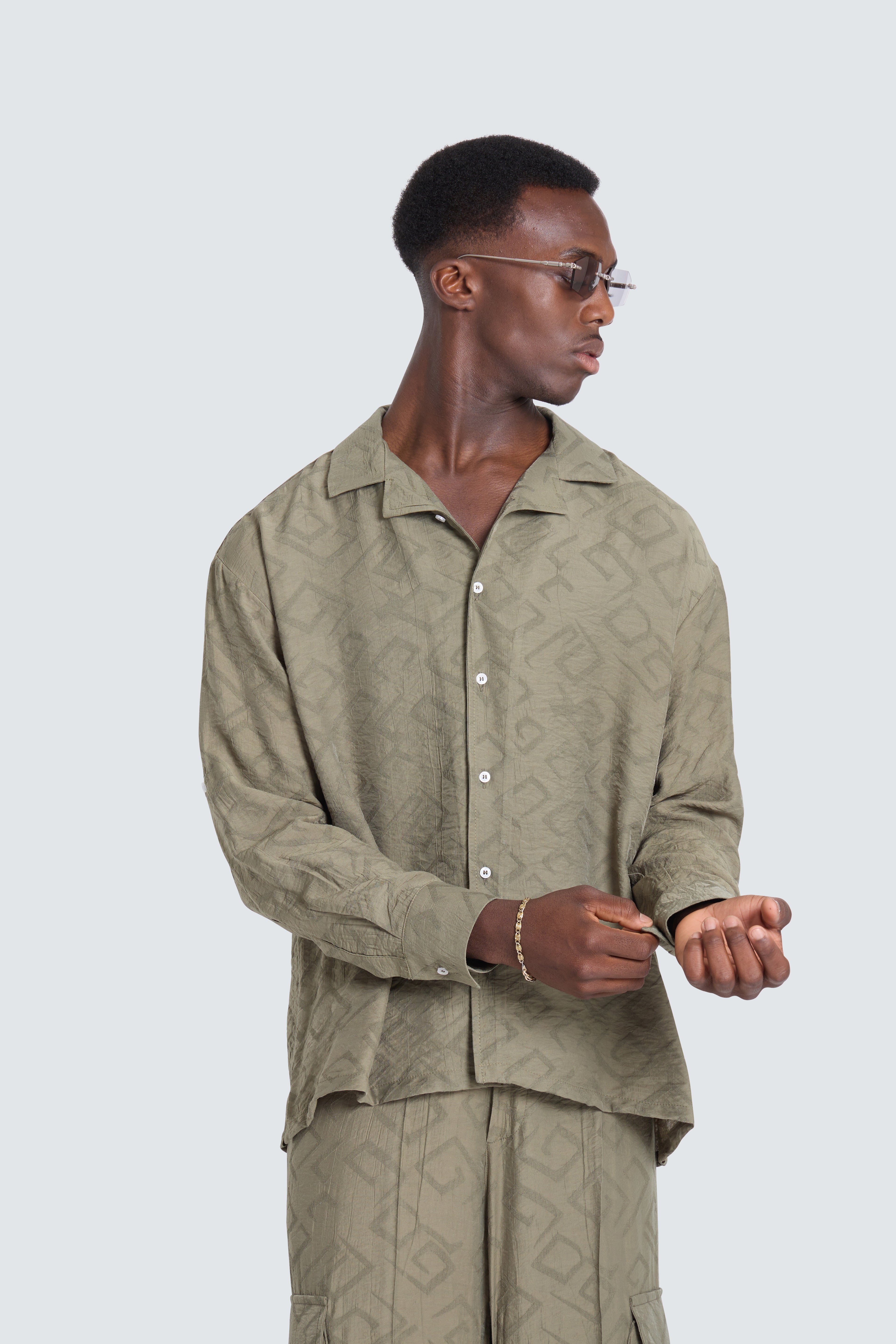 Coordinato Jaquard Green