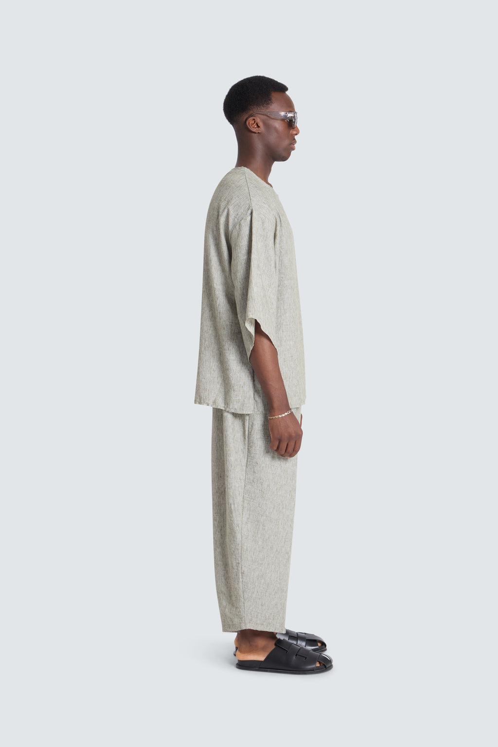 Brisa Linen coordset Green