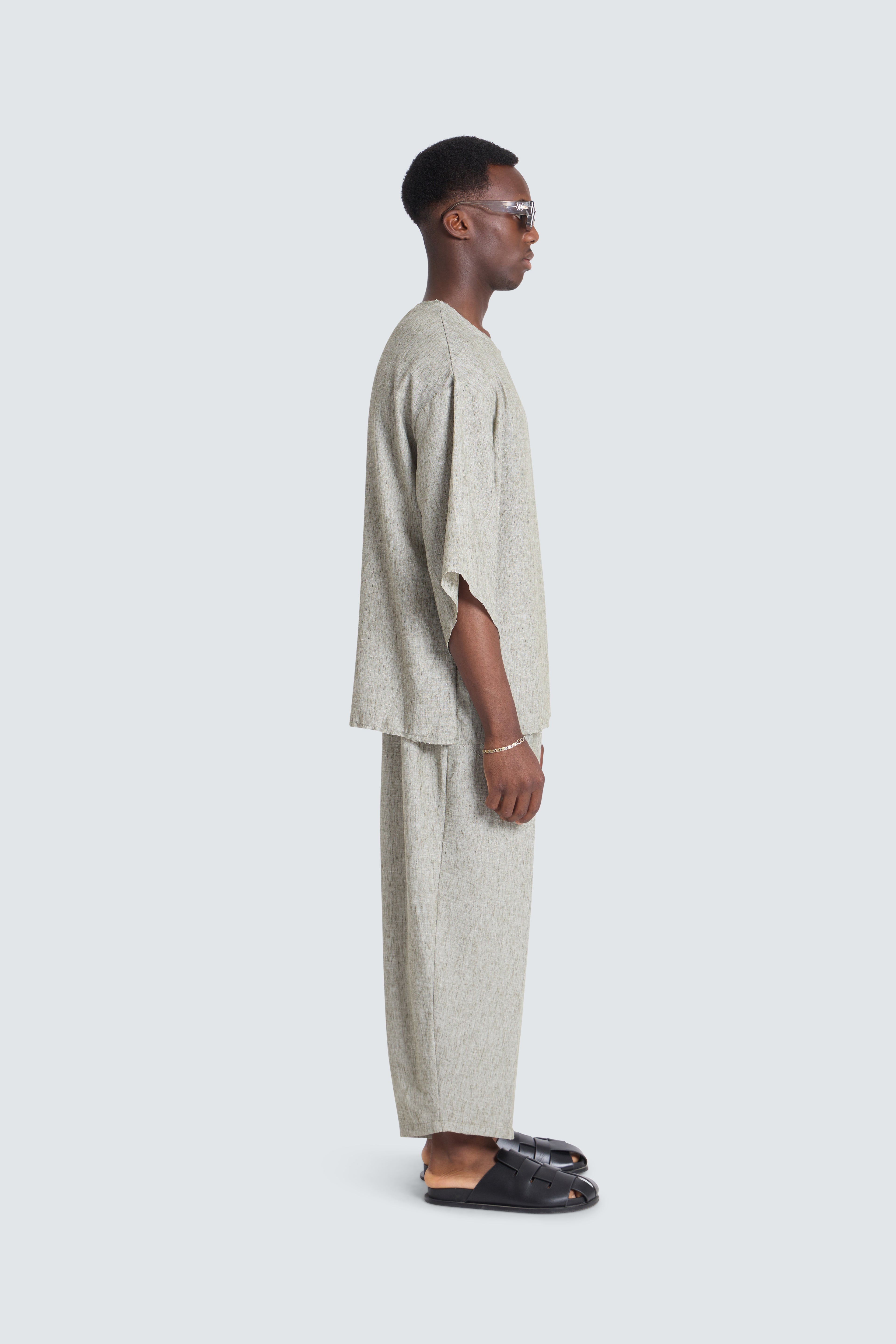 Brisa Linen coordset Green