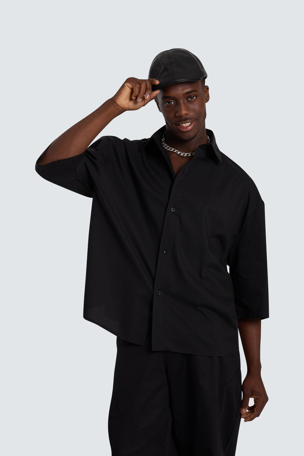 Essential Overshirt Black