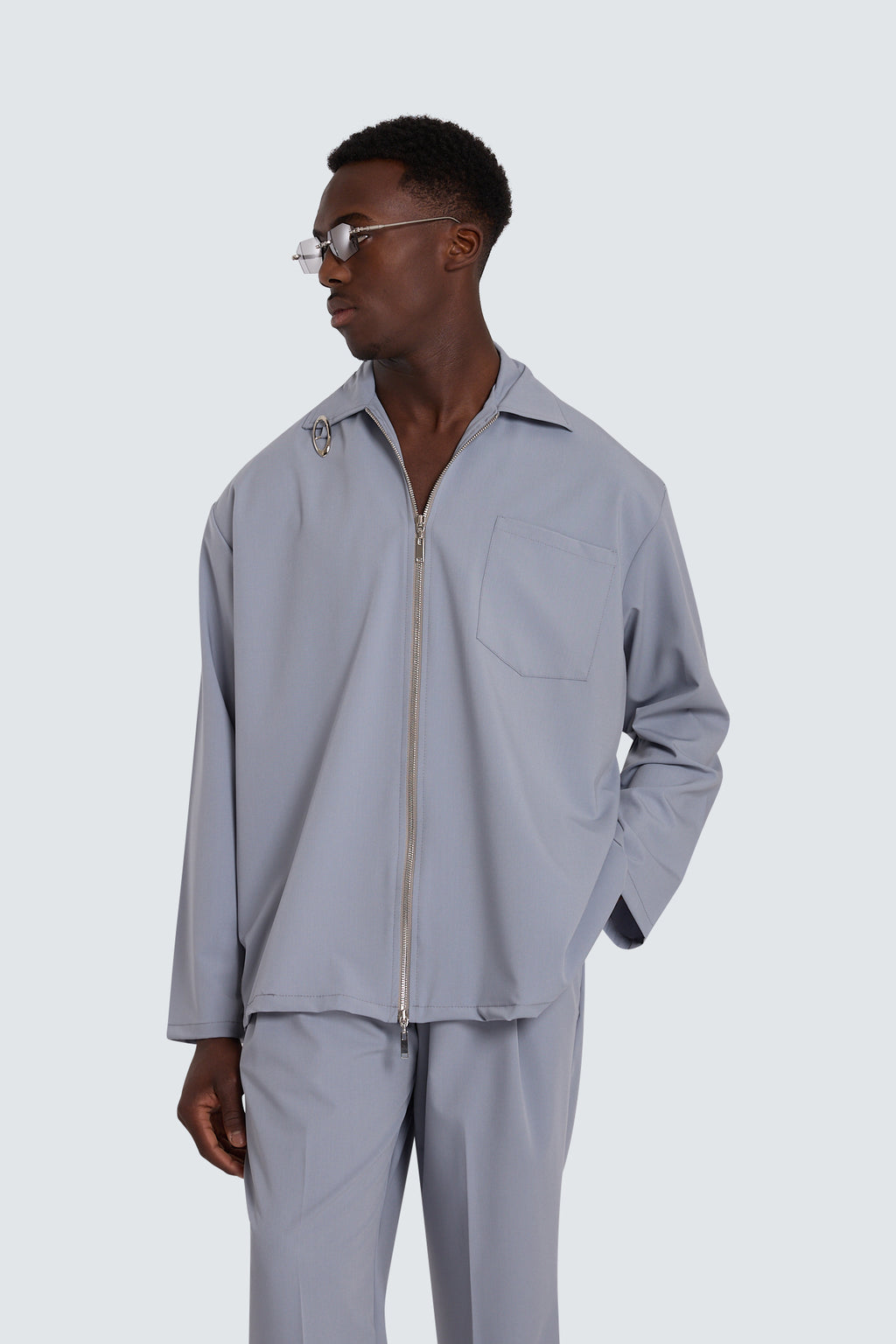 Coordinato Flared light blue