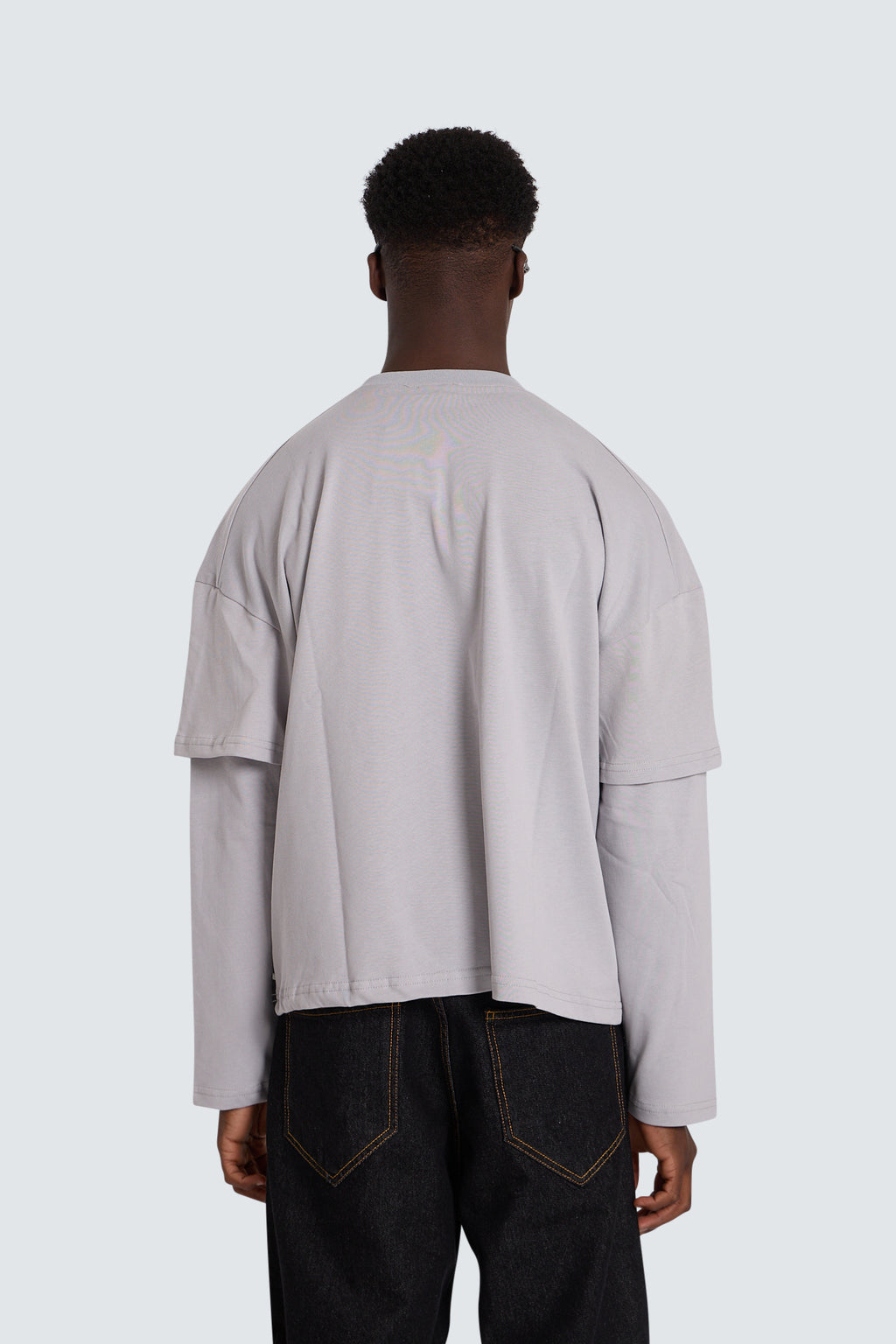 Statement Tee Grey