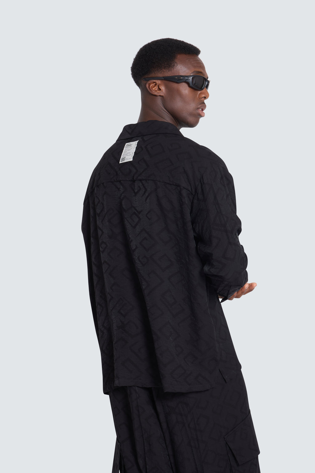 Coordinato Jaquard Nero