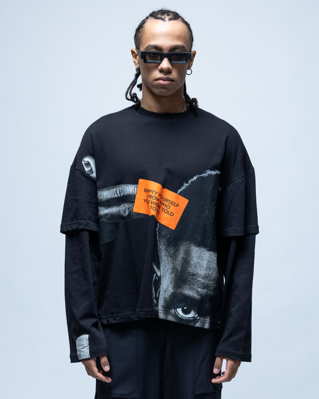 T-shirt noir Statement