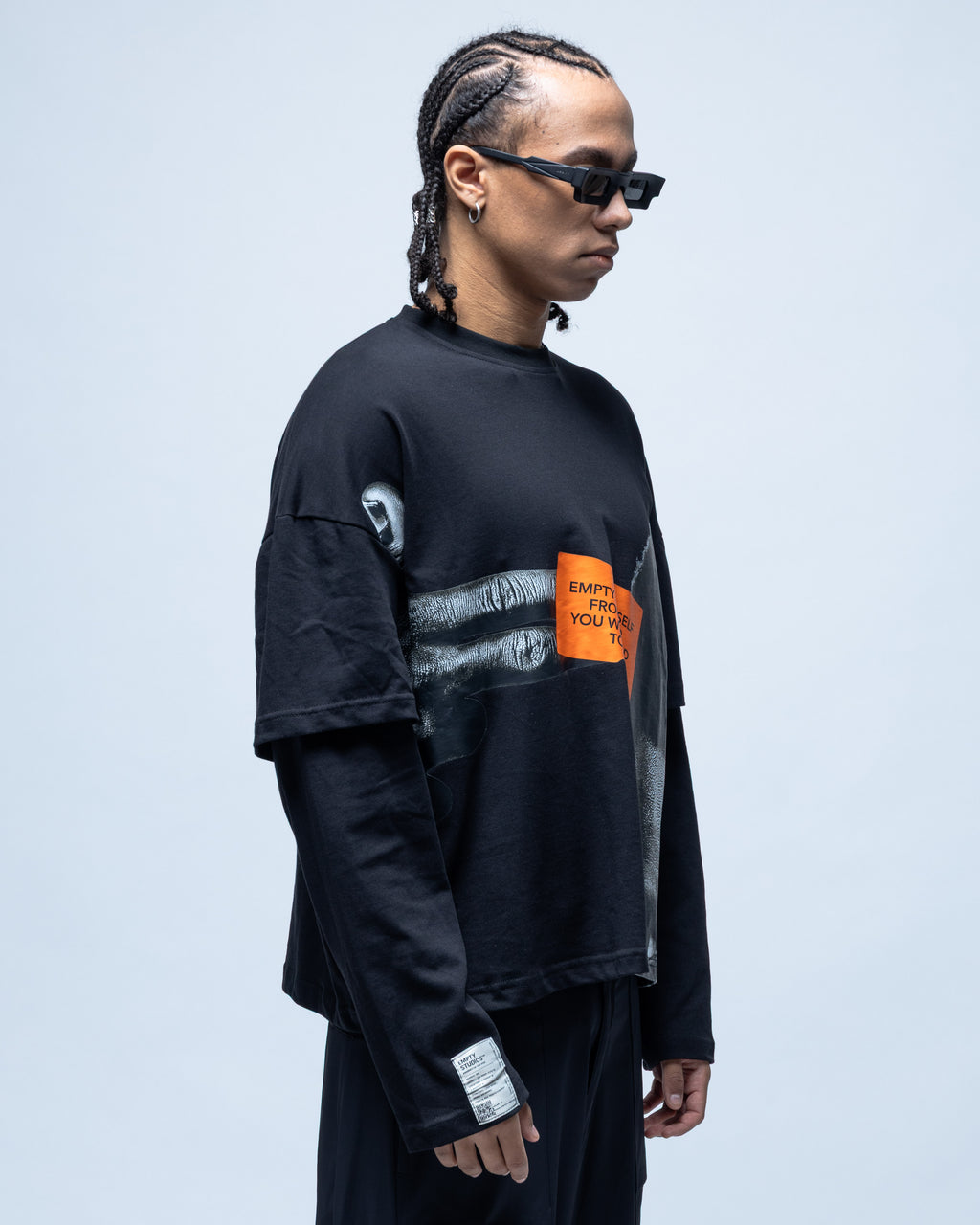 T-shirt noir Statement