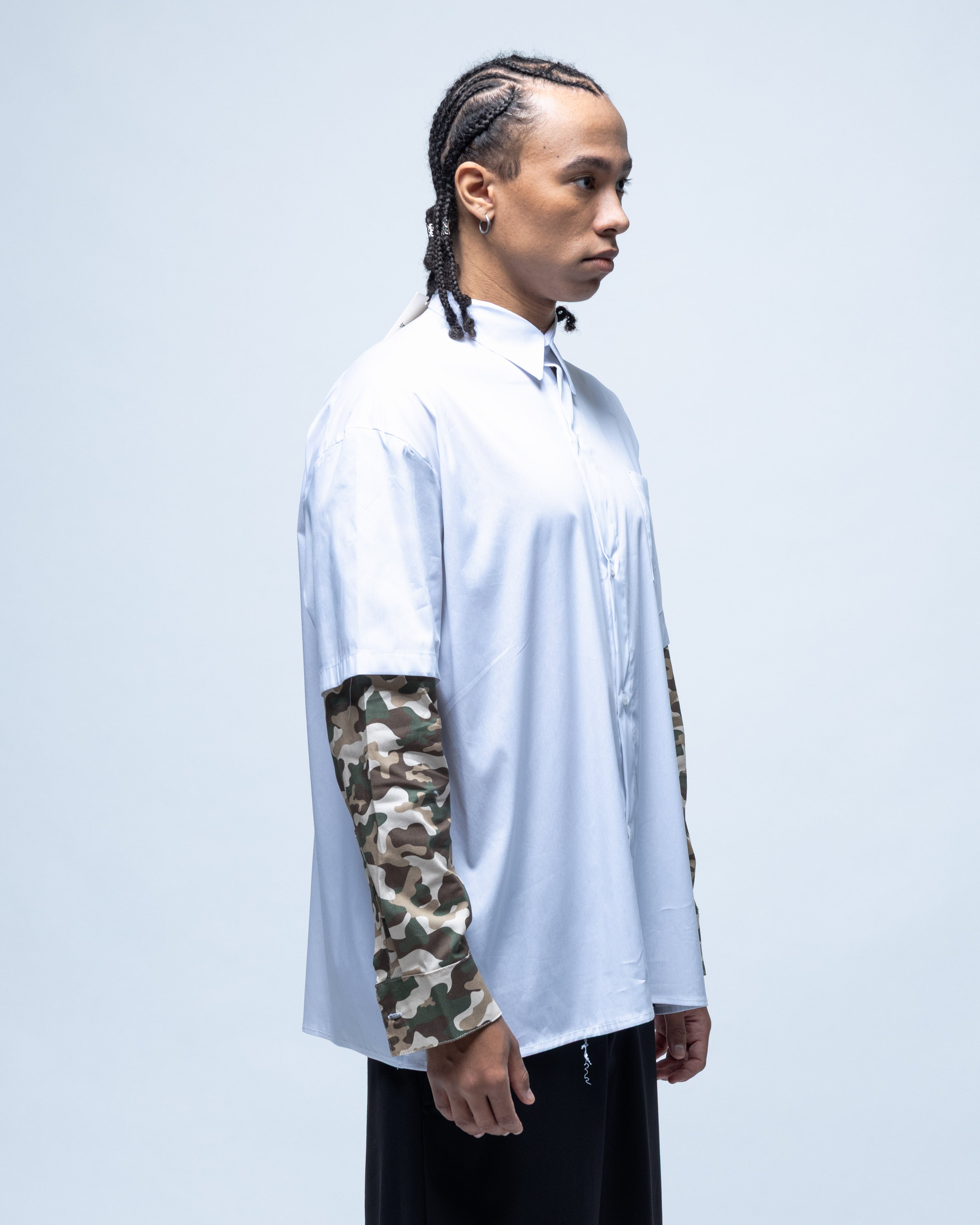 Army Overshirt Layer White