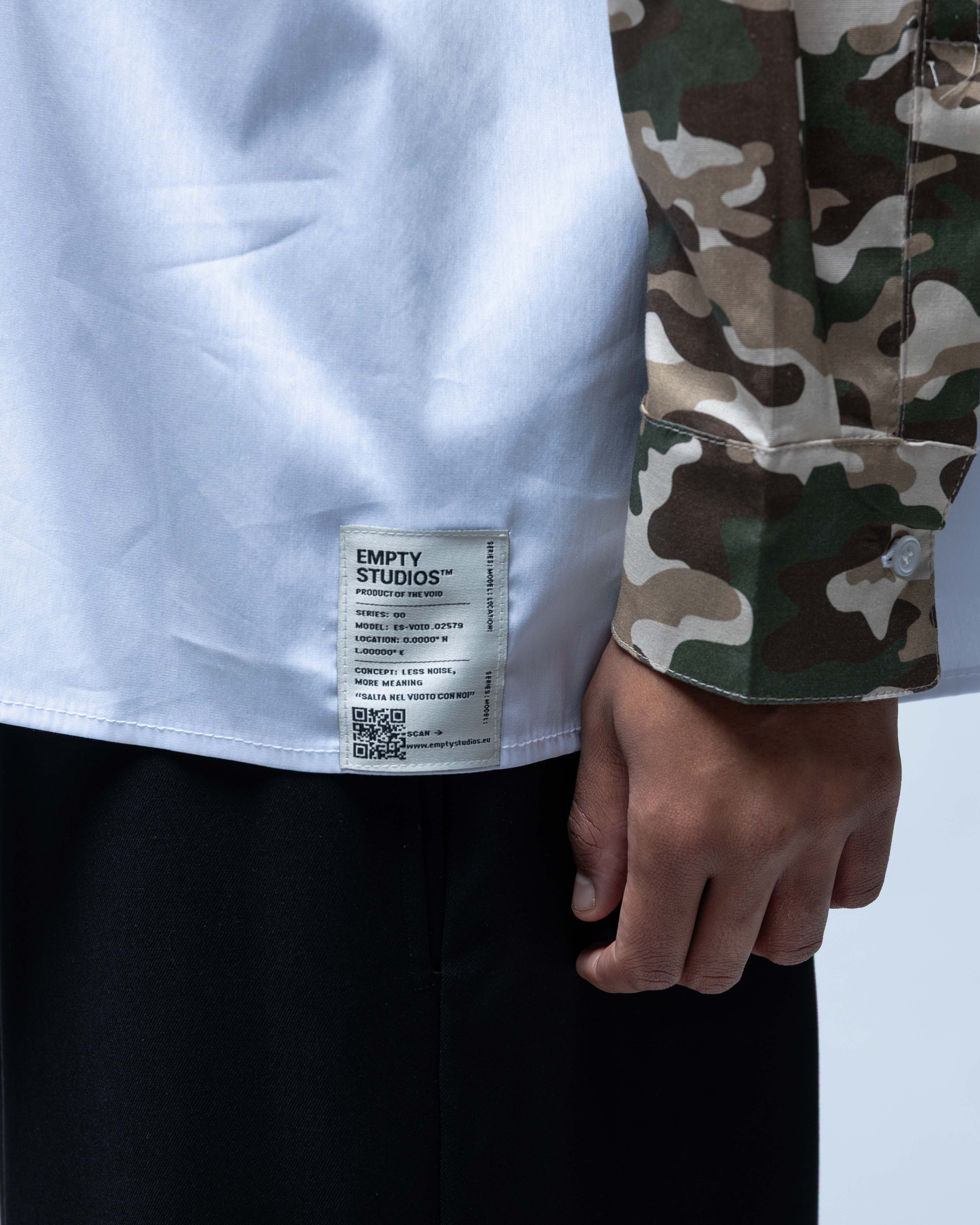 Army Overshirt Layer White
