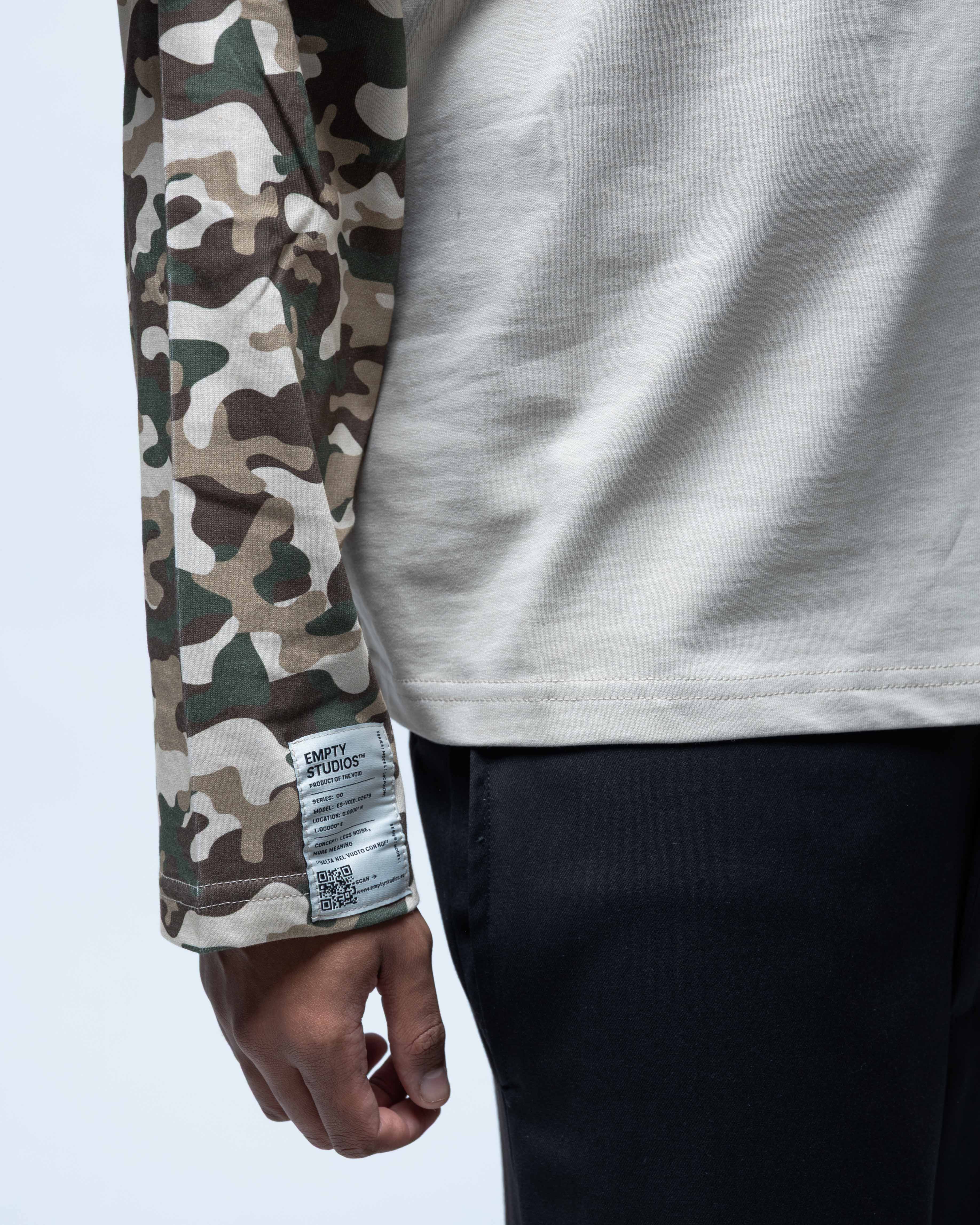 Double Layer Tee Beige