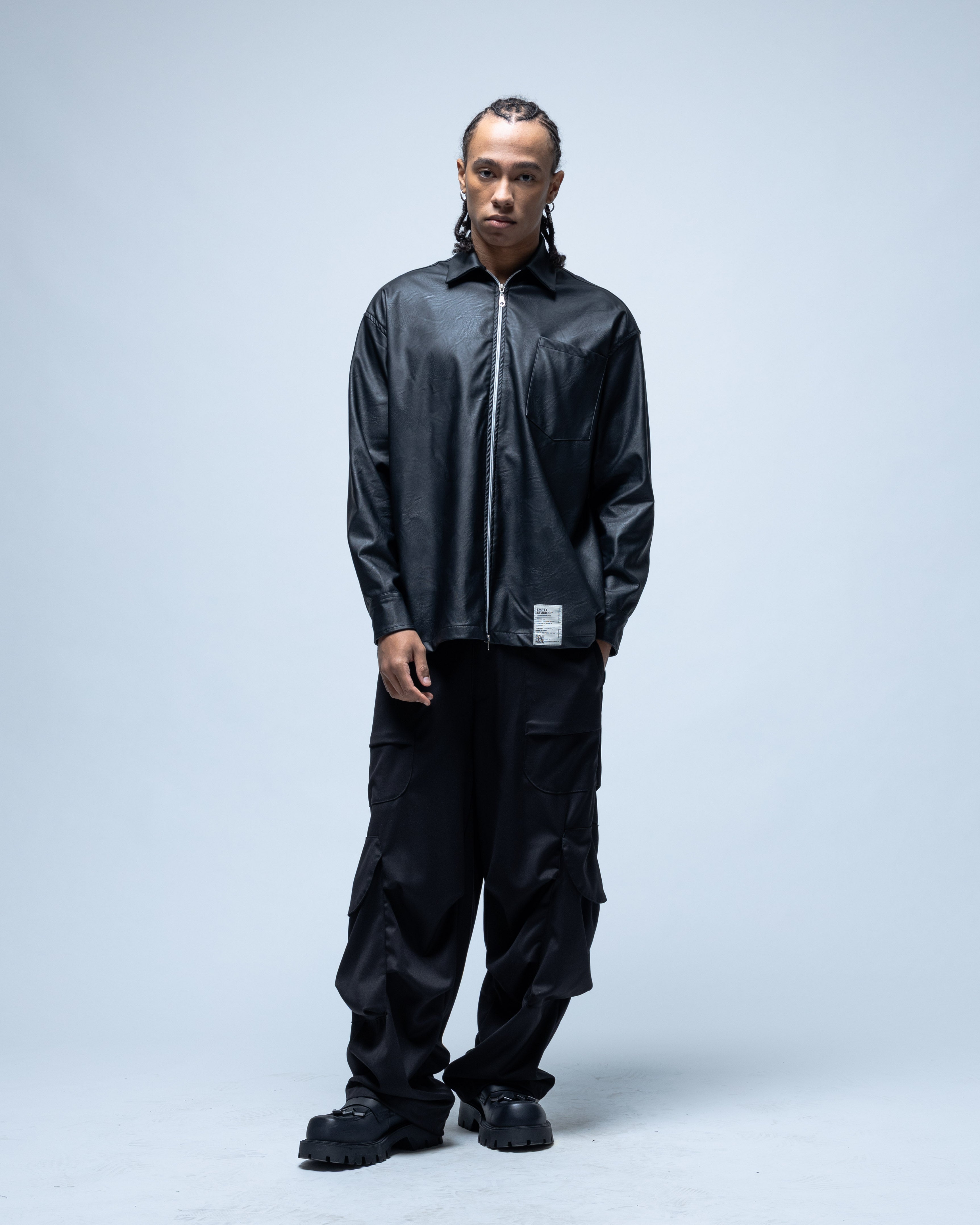 Chemise Eco Zip Noire