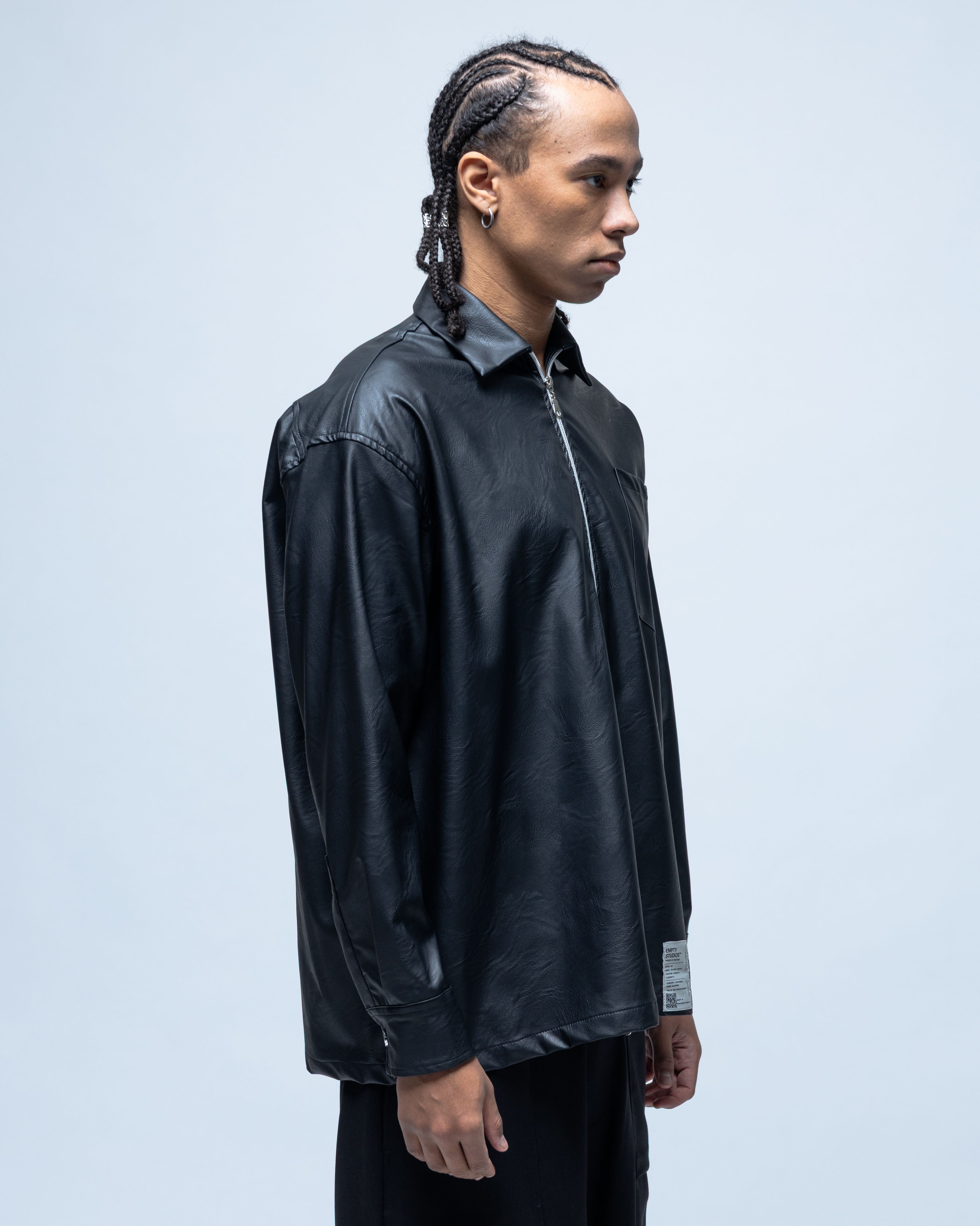 Chemise Eco Zip Noire