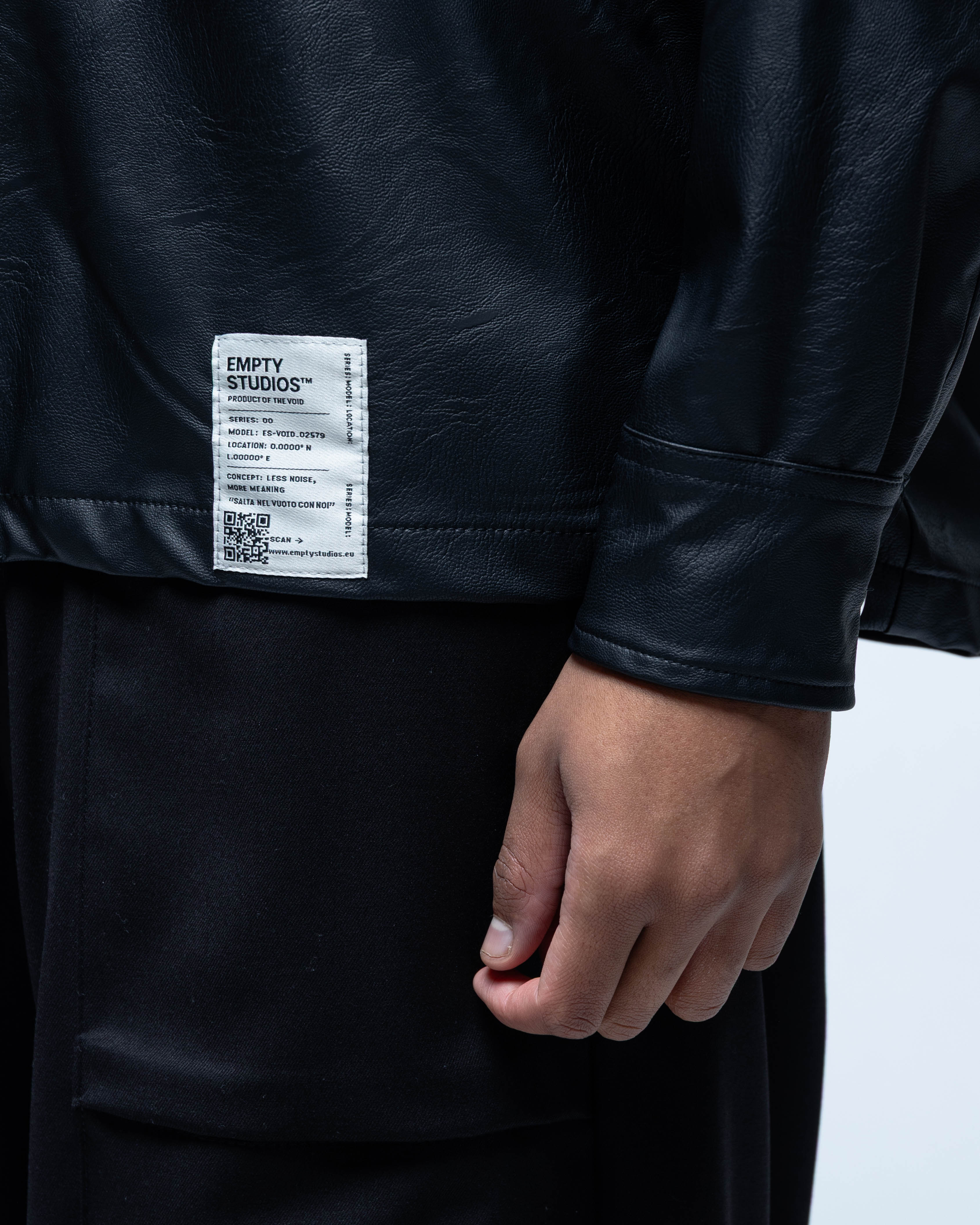 Chemise Eco Zip Noire